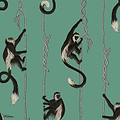 Troop behang-House of Hackney-wallpaper-tapete-Parakeet Green-200 cm-Selected-Wallpapers-Interiors