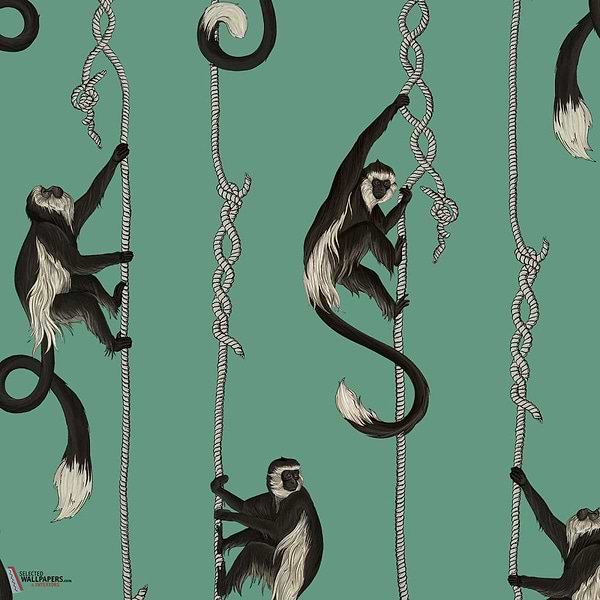 Troop behang-House of Hackney-wallpaper-tapete-Parakeet Green-200 cm-Selected-Wallpapers-Interiors