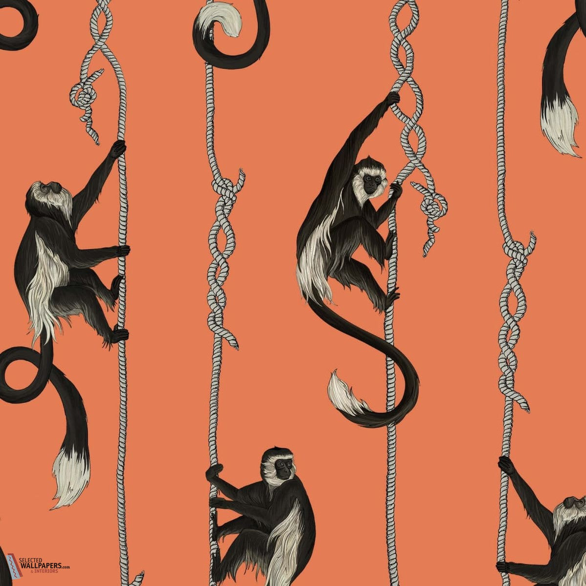 Troop behang-House of Hackney-wallpaper-tapete-Salamander Orange-200 cm-Selected-Wallpapers-Interiors