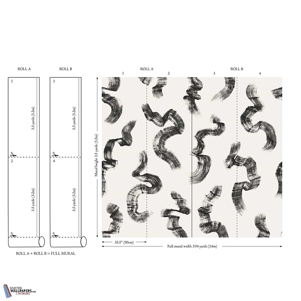 Tsauri Mural-Black Edition-behang-tapete-wallpaper-Selected-Wallpapers-Interiors