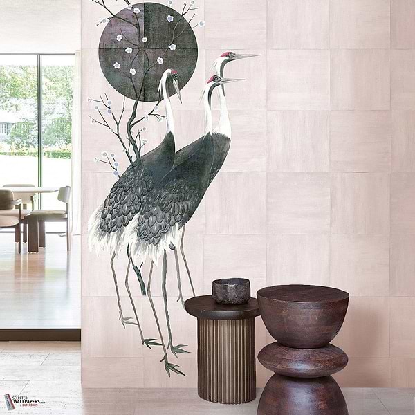 Tsuro behang-Masureel-Selected Wallpapers-Interiors
