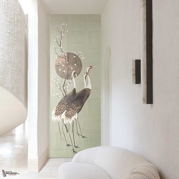 Tsuro behang-Masureel-Selected Wallpapers-Interiors