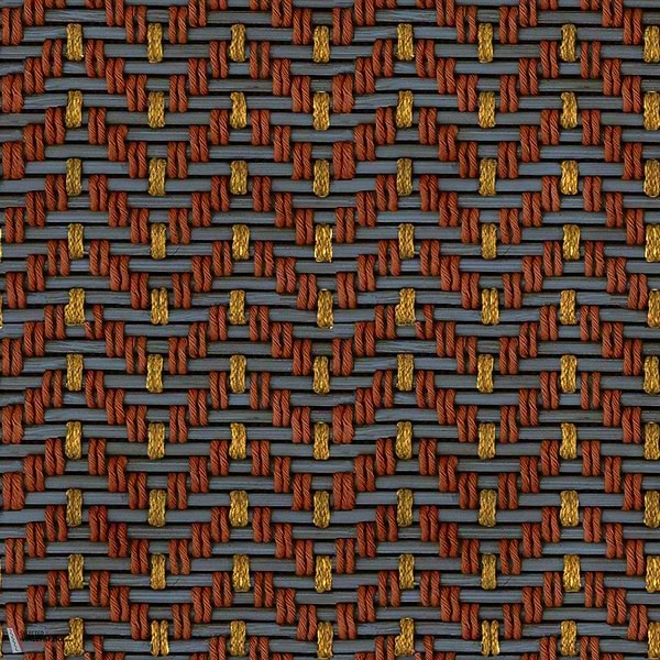 Tule behang-Coordonne-Terracotta-Rol-Selected Wallpapers-Interiors