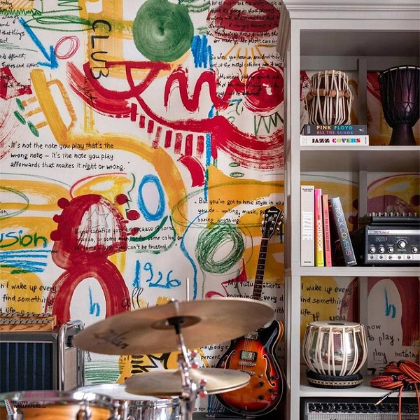 Tutu behang-Mind the Gap-Selected Wallpapers-Interiors