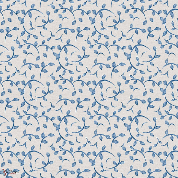 Twig behang-Coordonne-Blue-Non Woven-Rol-Selected Wallpapers-Interiors