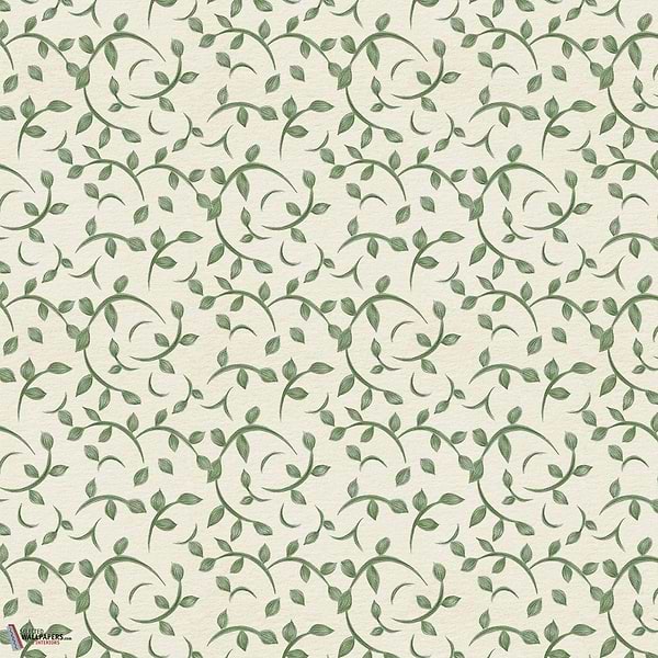 Twig behang-Coordonne-Green-Non Woven-Rol-Selected Wallpapers-Interiors
