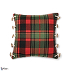 Tyrolean Plaid Kussen-Mind the Gap-Kissen-Cushion-Green/Red-50 x 50 cm-Selected Interiors