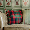 Tyrolean Plaid Kussen-Mind the Gap-Kissen-Cushion-Green/Red-50 x 50 cm-Selected Interiors