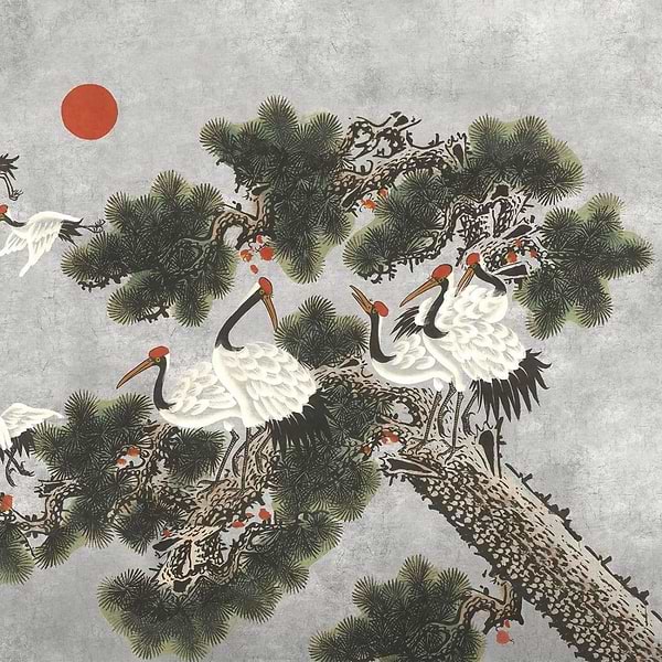 Ukiyo-Coordonne-wallpaper-Chia seed-Non Woven-Selected-Wallpapers-Interiors