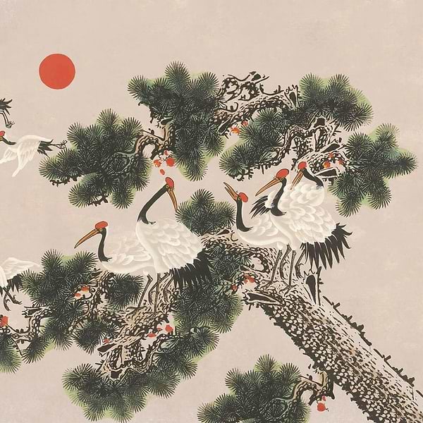 Ukiyo-Coordonne-wallpaper-Rose-Non Woven-Selected-Wallpapers-Interiors