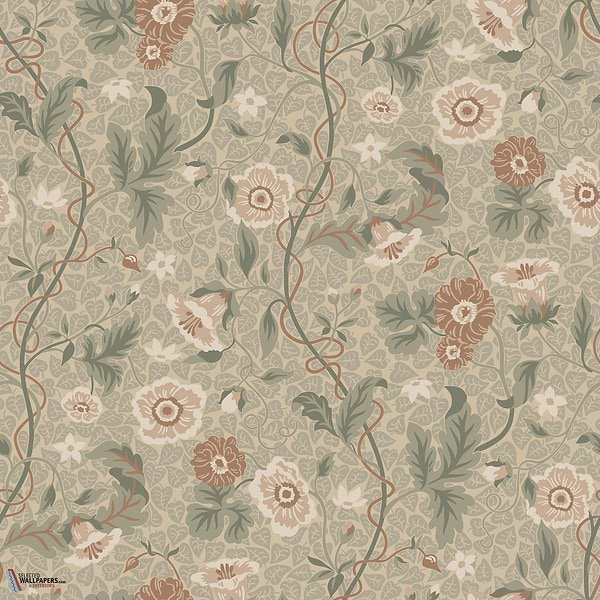 Ulla behang-Sandberg-Garden green-Rol-Selected Wallpapers-Interiors