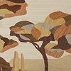 Under the Sycamore Tree behang-Arte-wallpaper-tapete-Mahogany Wood-Set-Selected-Wallpapers-Interiors