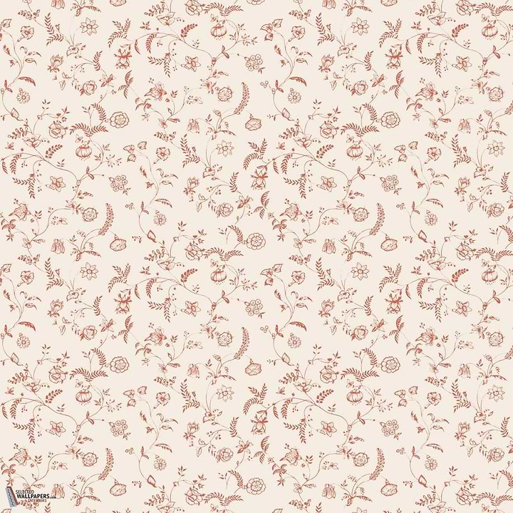 Uppark-Behang-Tapete-Farrow & Ball-Red-Rol-BP533-Selected Wallpapers