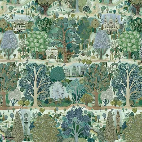 Utopia behang-House of Hackney-Spring-200 cm-Rol-Selected Wallpapers-Interiors