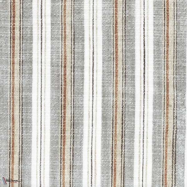 Vagabond stof-Casamance-Bleu galet-Meter (M1)-Selected Wallpapers-Interiors