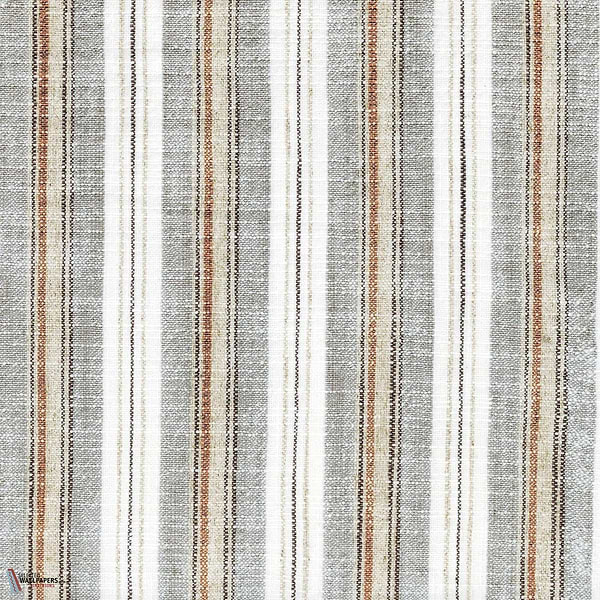 Vagabond stof-Casamance-Bleu galet-Meter (M1)-Selected Wallpapers-Interiors