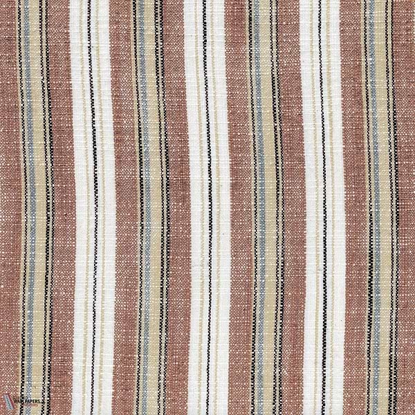 Vagabond stof-Casamance-Terracotta-Meter (M1)-Selected Wallpapers-Interiors