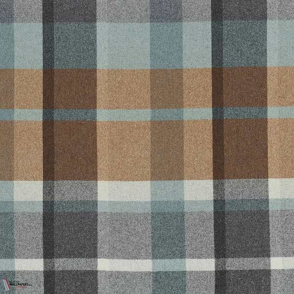 Vanoise stof-Casamance-fabric-Ocre bleu nordique-Meter (M1)-Selected-Wallpapers-Interiors