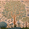 Varanasi Tree Tapete-Coordonné-Peach-Non Woven-M2-Selected Wallpapers-Interiors