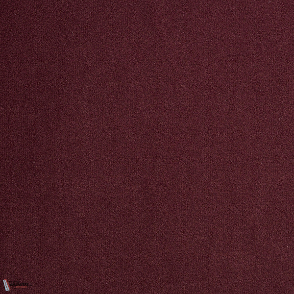 Velveteen behang-Tissage Mahieu-Burgundy-Meter (M1)-Selected Wallpapers-Interiors