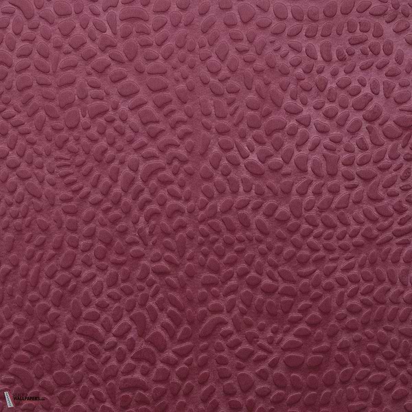 Venelle behang-Casamance-Grenat-Meter (M1)-Selected Wallpapers-Interiors