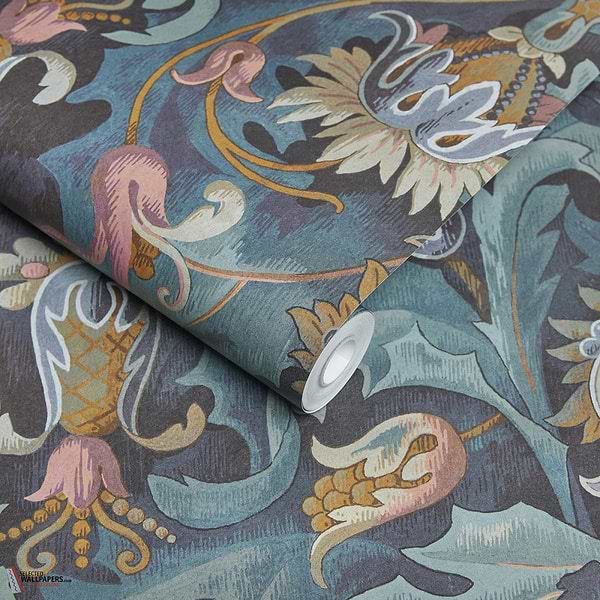 Vespertine behang-House of Hackney-wallpaper-tapete-Selected-Wallpapers-Interiors