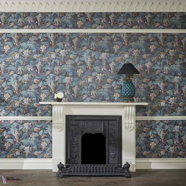 Vespertine behang-House of Hackney-wallpaper-tapete-Selected-Wallpapers-Interiors