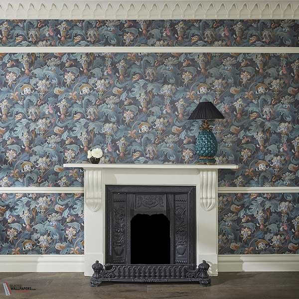 Vespertine behang-House of Hackney-wallpaper-tapete-Selected-Wallpapers-Interiors