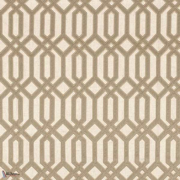 Vibrations stof-Casamance-Beige-Meter (M1)-Selected Wallpapers-Interiors