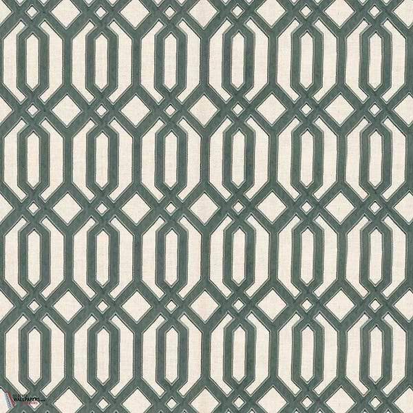 Vibrations stof-Casamance-Celadon-Meter (M1)-Selected Wallpapers-Interiors