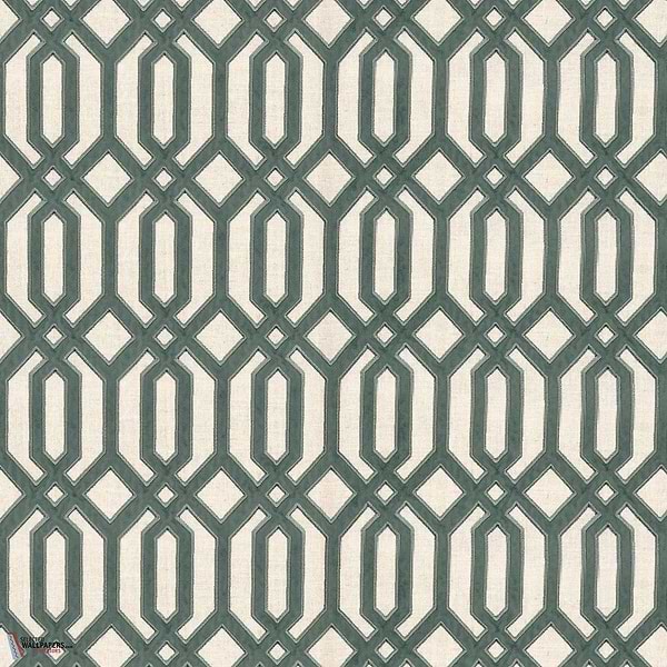 Vibrations stof-Casamance-Celadon-Meter (M1)-Selected Wallpapers-Interiors