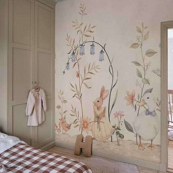 Vilhelmina behang-Sandberg-Selected Wallpapers-Interiors