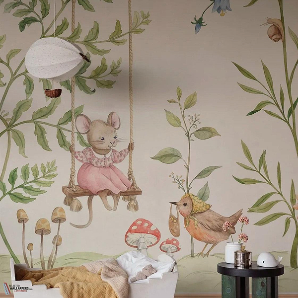 Vilhelmina behang-Sandberg-Selected Wallpapers-Interiors