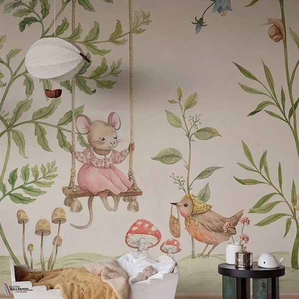 Vilhelmina behang-Sandberg-Selected Wallpapers-Interiors