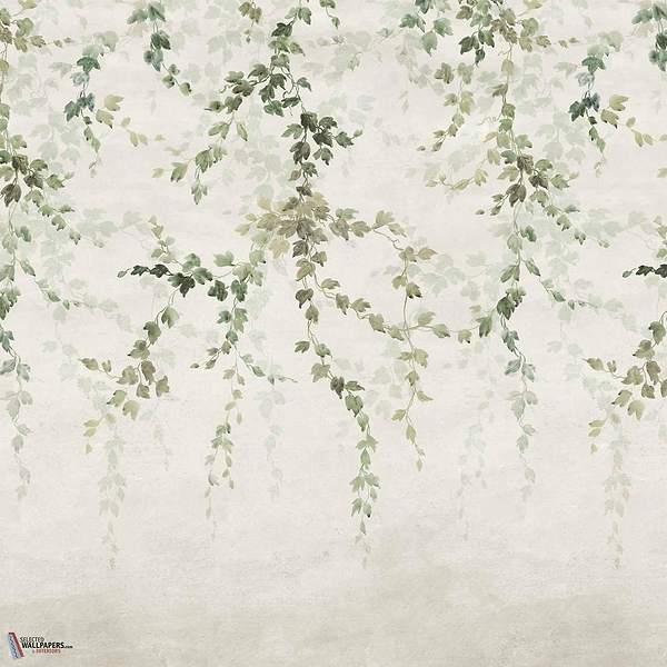 Vine Shadow behang-Coordonne-Green-Non Woven-M2-Selected Wallpapers-Interiors