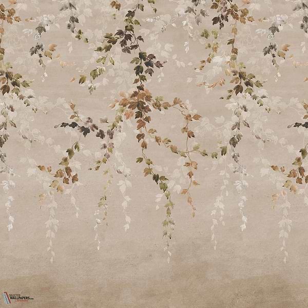 Vine Shadow behang-Coordonne-Taupe-Non Woven-M2-Selected Wallpapers-Interiors