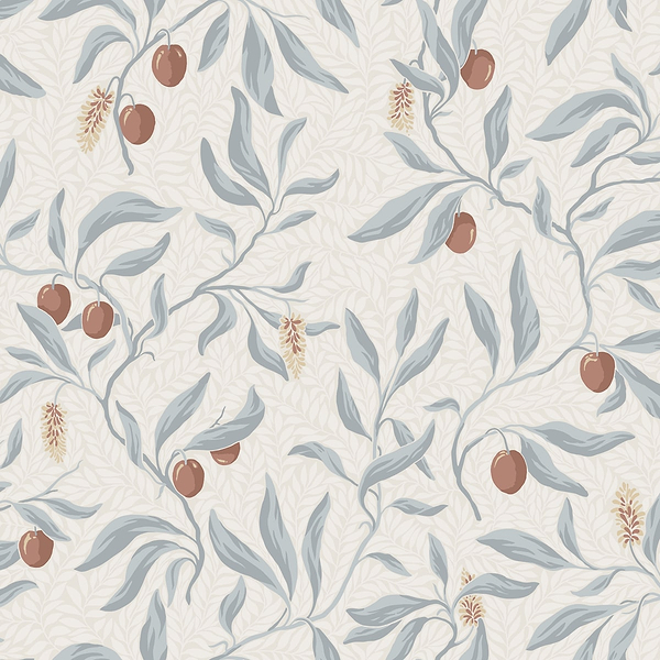 Vinnie Tapete-Sandberg-Misty Blue-Rolle-Selected Wallpapers-Interiors