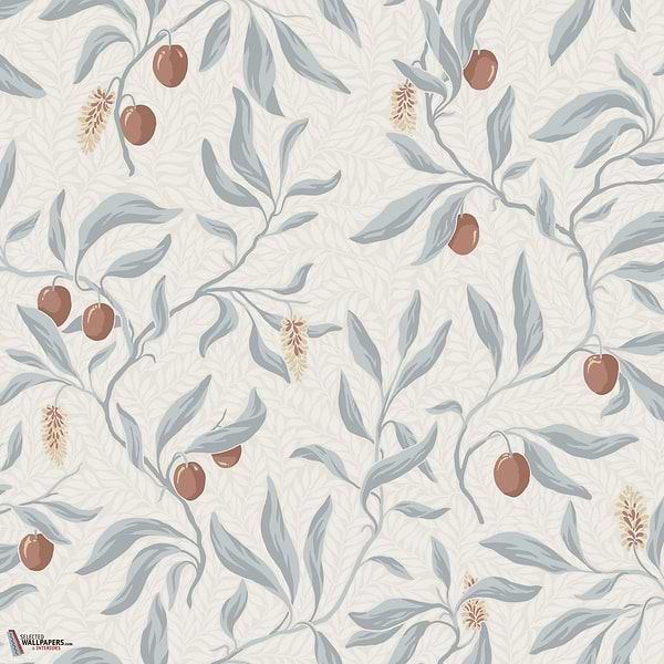Vinnie Tapete-Sandberg-Misty Blue-Rolle-Selected Wallpapers-Interiors