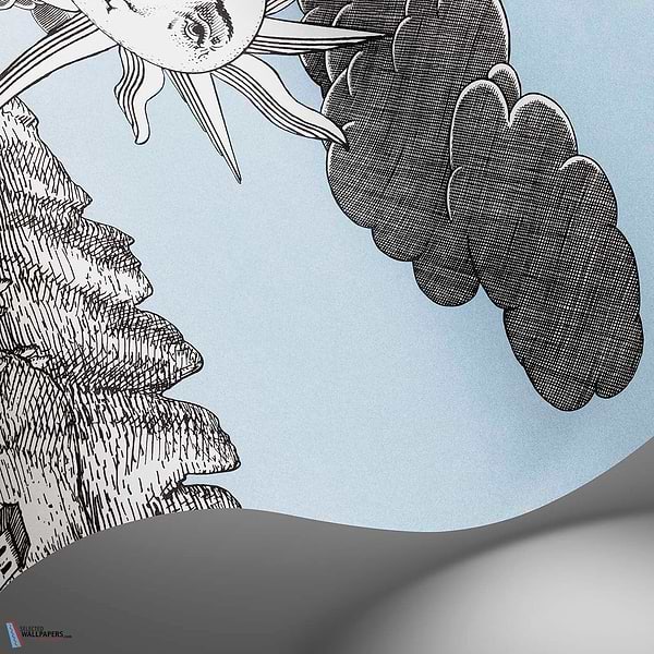 Vista Mediterranea-behang-Tapete-Cole & Son-Blue Ombre Sky-Set-123/3014-Selected Wallpapers