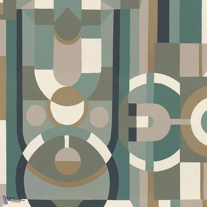 Vitrail-Casamance-wallpaper-behang-Tapete-wallpaper-Celadon/Kaki-Rol-Selected Wallpapers