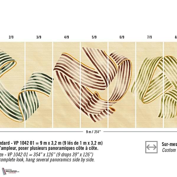 Vol-au-vent behang-Elitis-Selected Wallpapers-Interiors