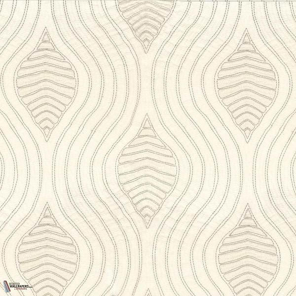 Volute stof-Casamance-Écru-Meter (M1)-Selected Wallpapers-Interiors