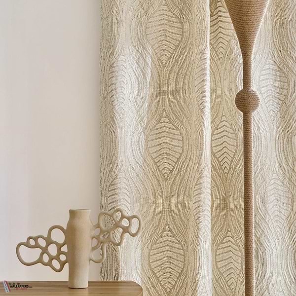 Volute stof-Casamance-Selected Wallpapers-Interiors