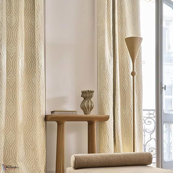 Volute stof-Casamance-Selected Wallpapers-Interiors