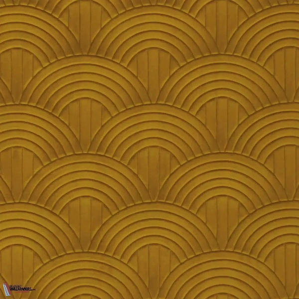 Volutis-Casamance-wallpaper-behang-Tapete-wallpaper-Moutarde-Meter (M1)-Selected Wallpapers