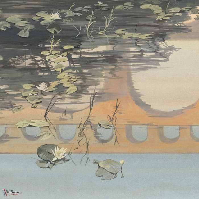 Vue sur le pont behang-Les Dominotiers-Selected Wallpapers-Interiors