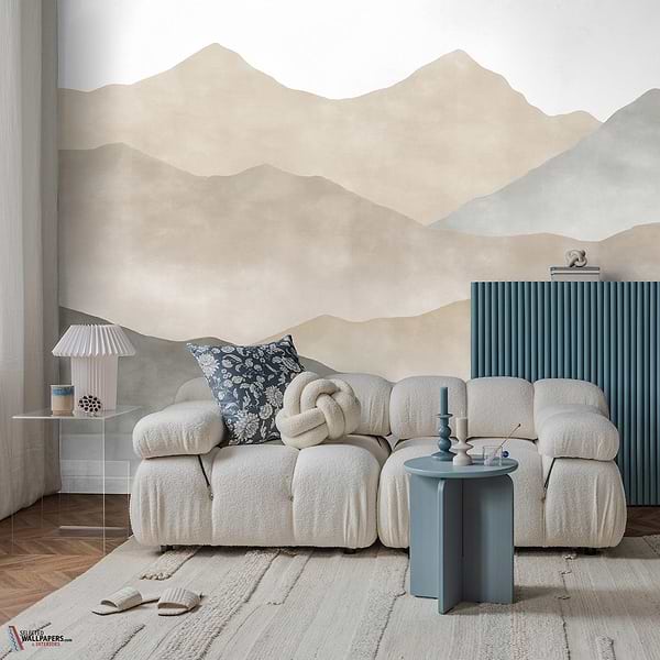 Warm Lake behang-Les Dominotiers-Selected Wallpapers-Interiors