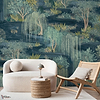 Water Garden behang-Les Dominotiers-Selected Wallpapers-Interiors