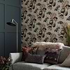 Water Lilies Grasscloth wallpaper 1838
