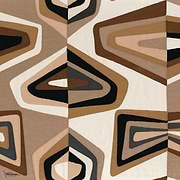 West Dream stof-Casamance-Praline noir-Meter (M1)-Selected Wallpapers-Interiors
